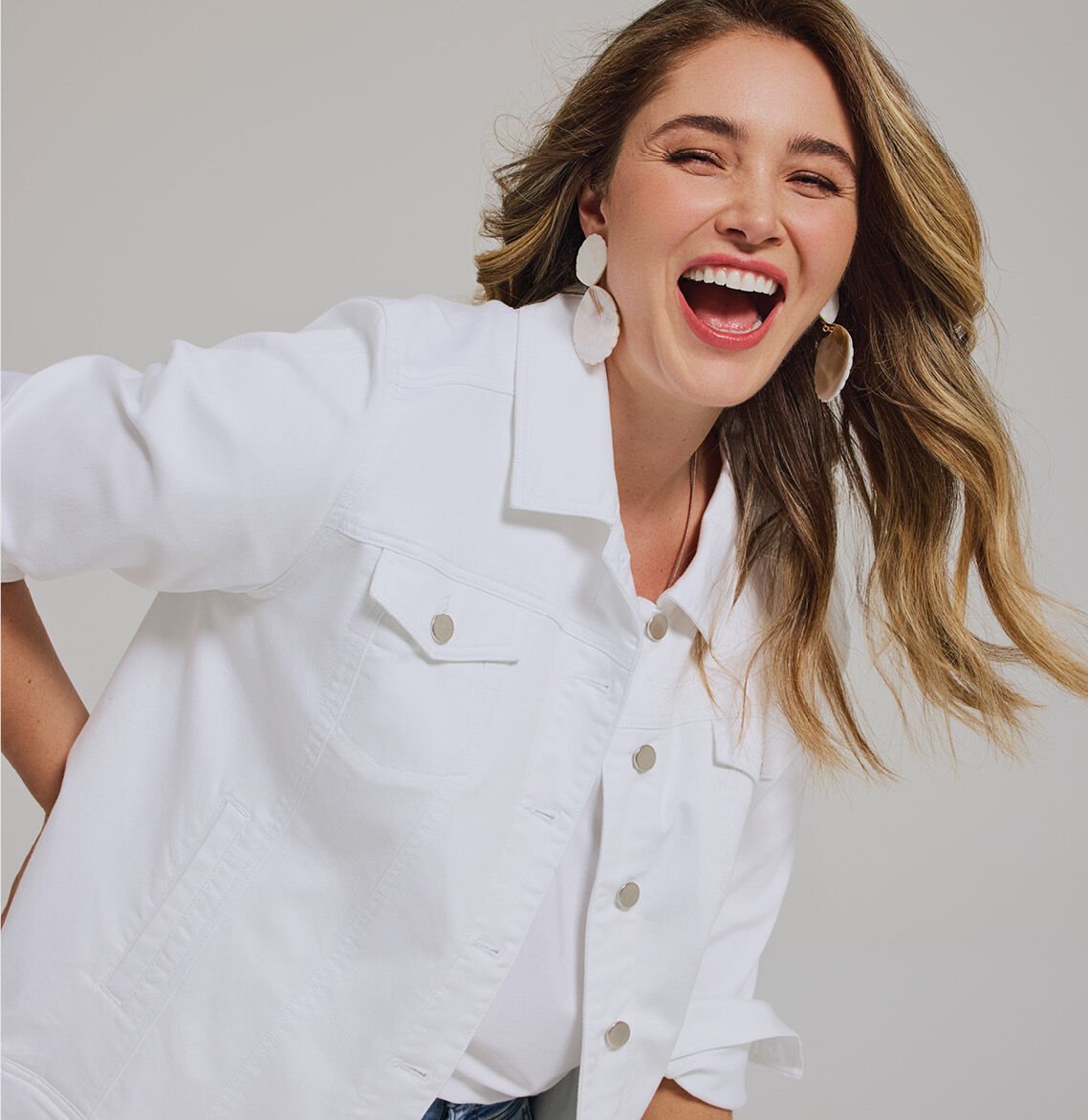Coloured Best Fit Denim Jacket