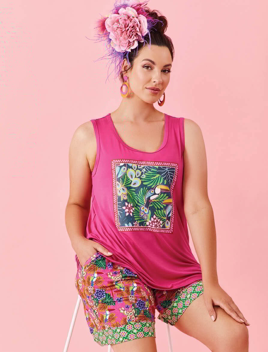 Toucan Tank & Pyjama Short