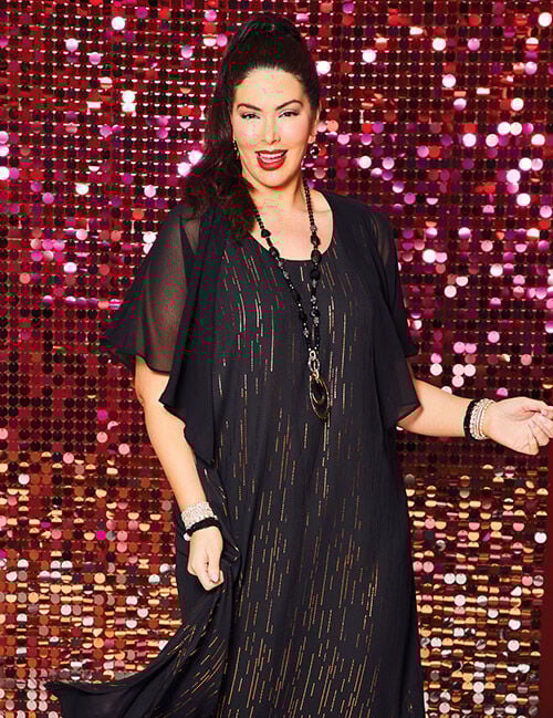 Cocktail Sparkle Knit Dress