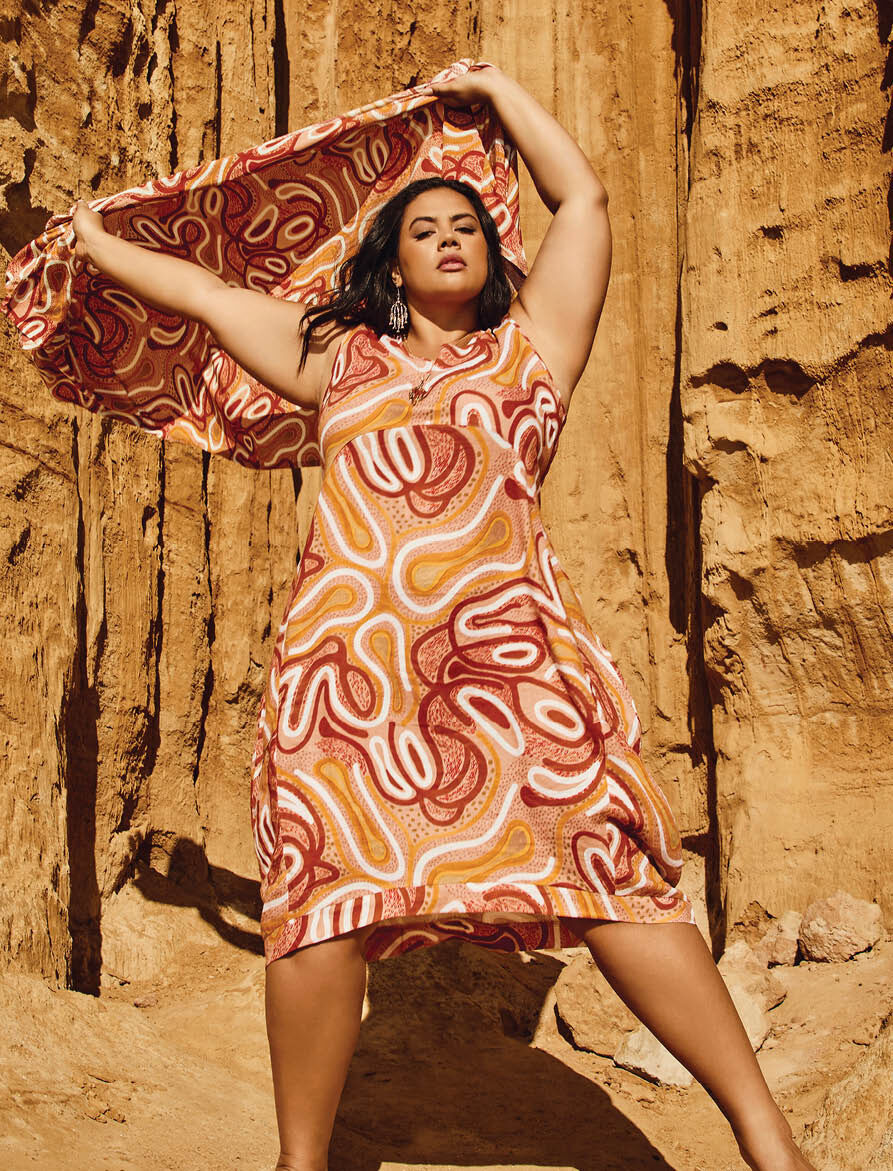 Elverina Garbara Linen Dress