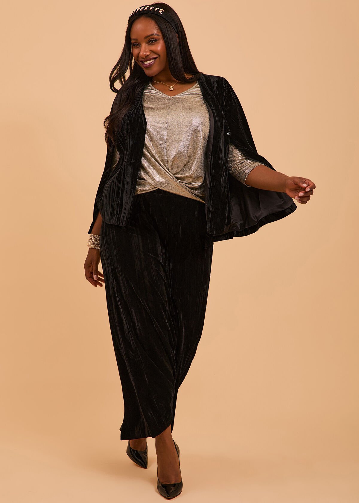 Velvet Foil Outfit