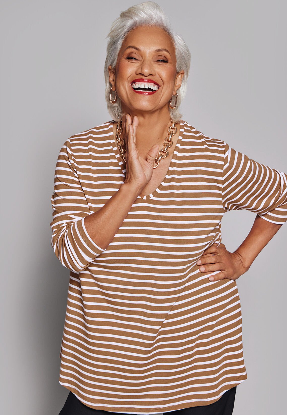 THE NATURAL STRIPE ESSENTIAL SHIRT
