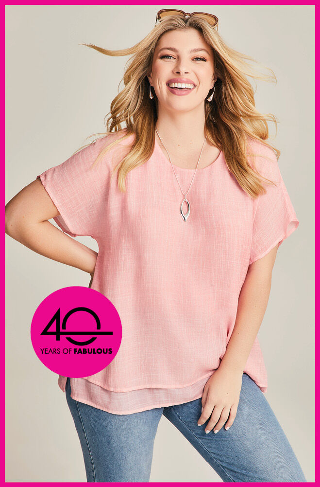 Natural Layered Textured Top