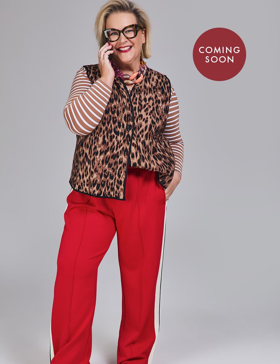Reversible Leopard Quilt Vest