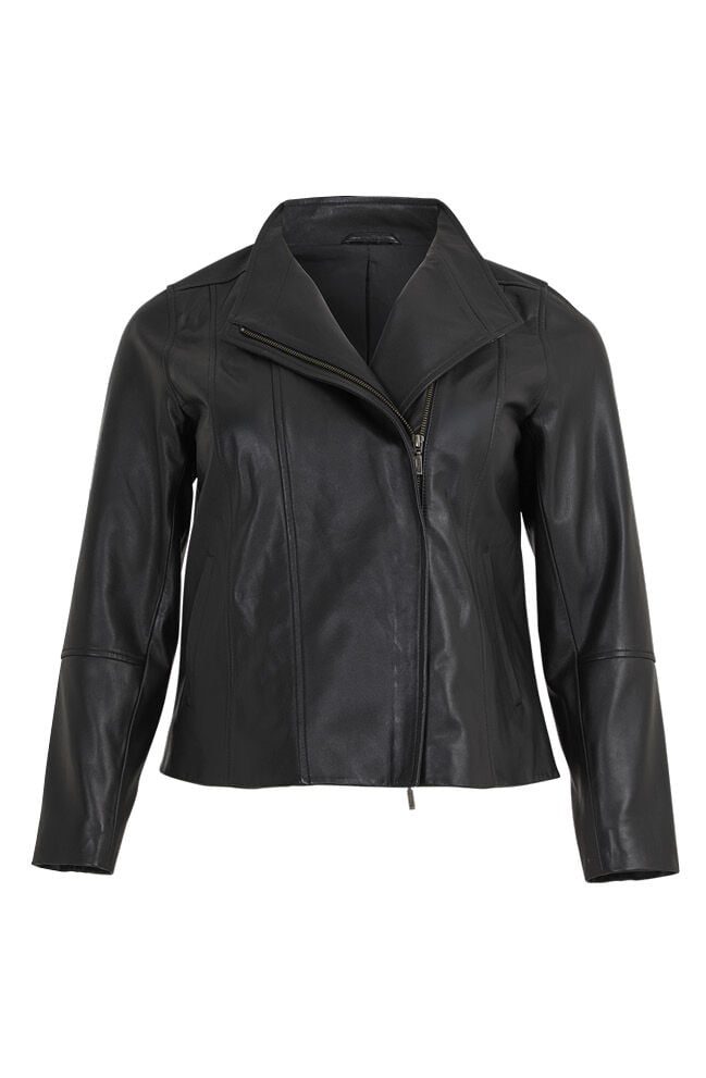 Leather Liza Jacket - Black