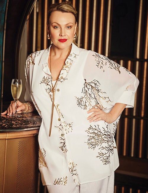 Chiffon Halo Shirt