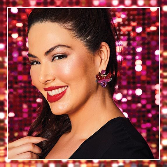 GLITTER BUG EARINGS