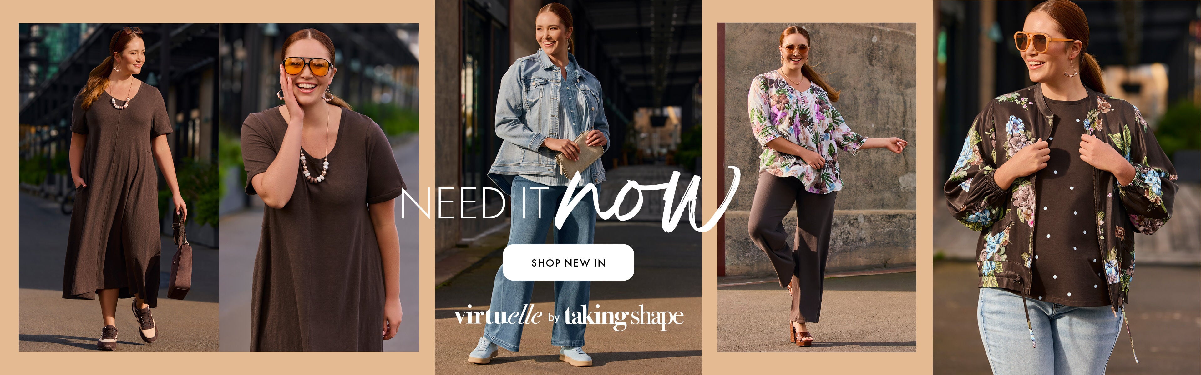 Banner to Shop New In Womens Curve Fashion