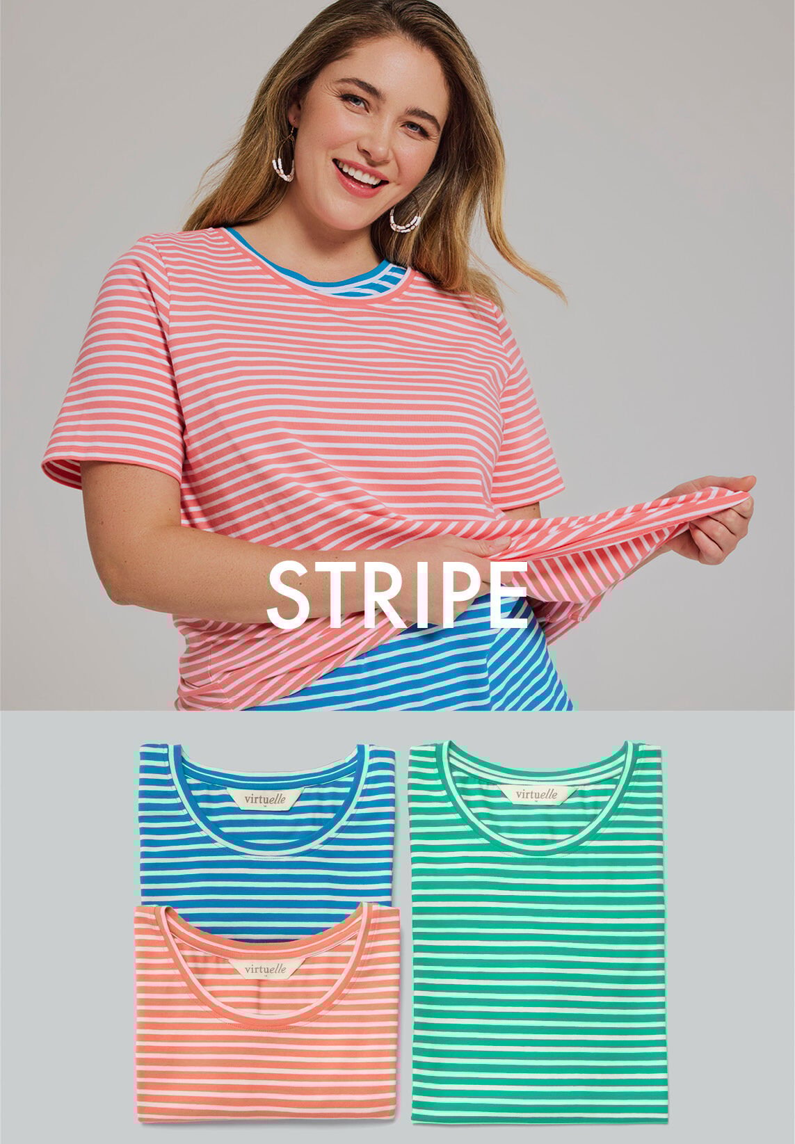 THE AUSTRALIAN COTTON STRIPE T-SHIRT