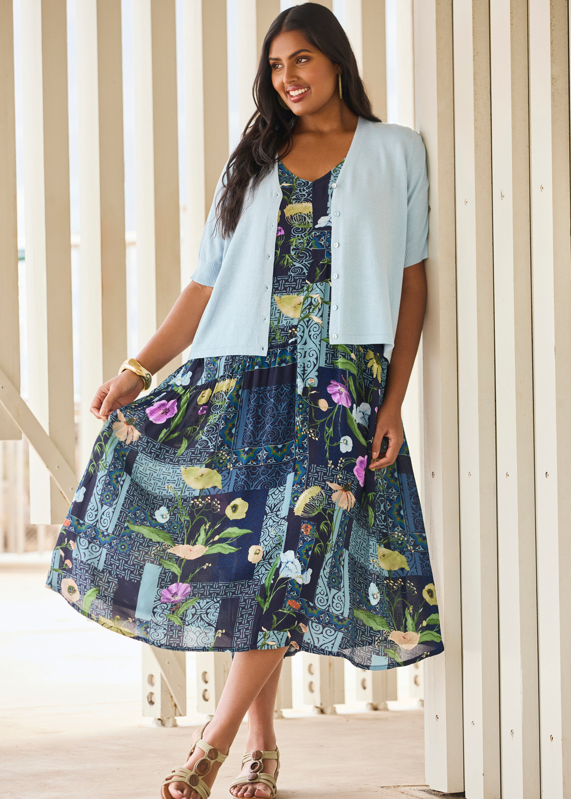 Patchwork Sparkle Outfit