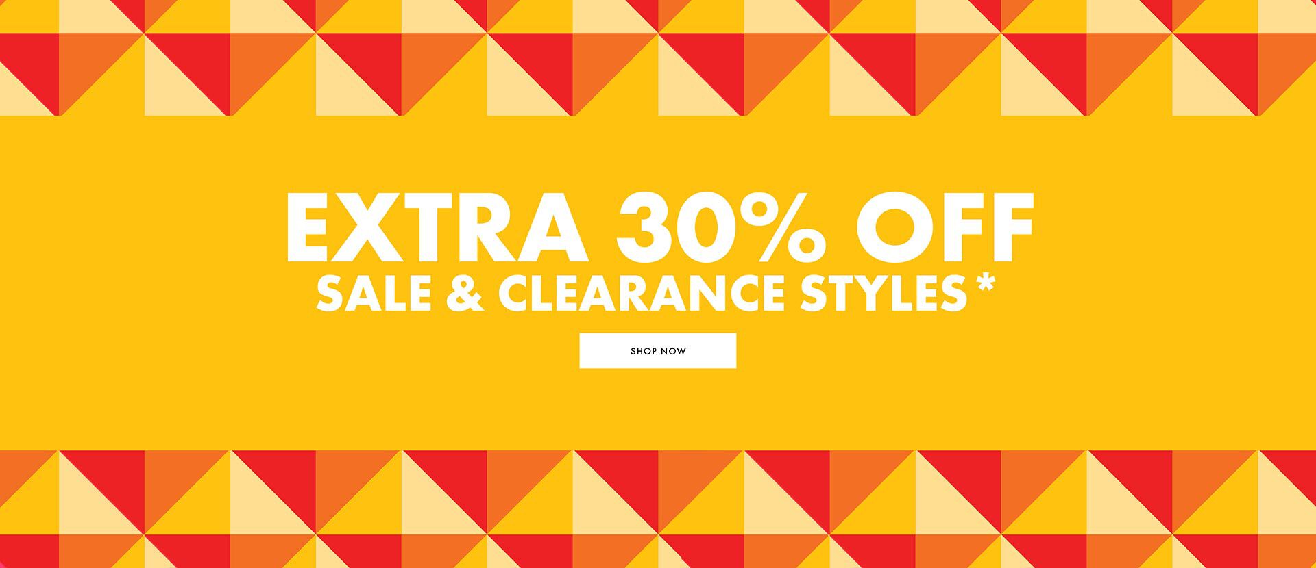 30% off Sale & Clearance*