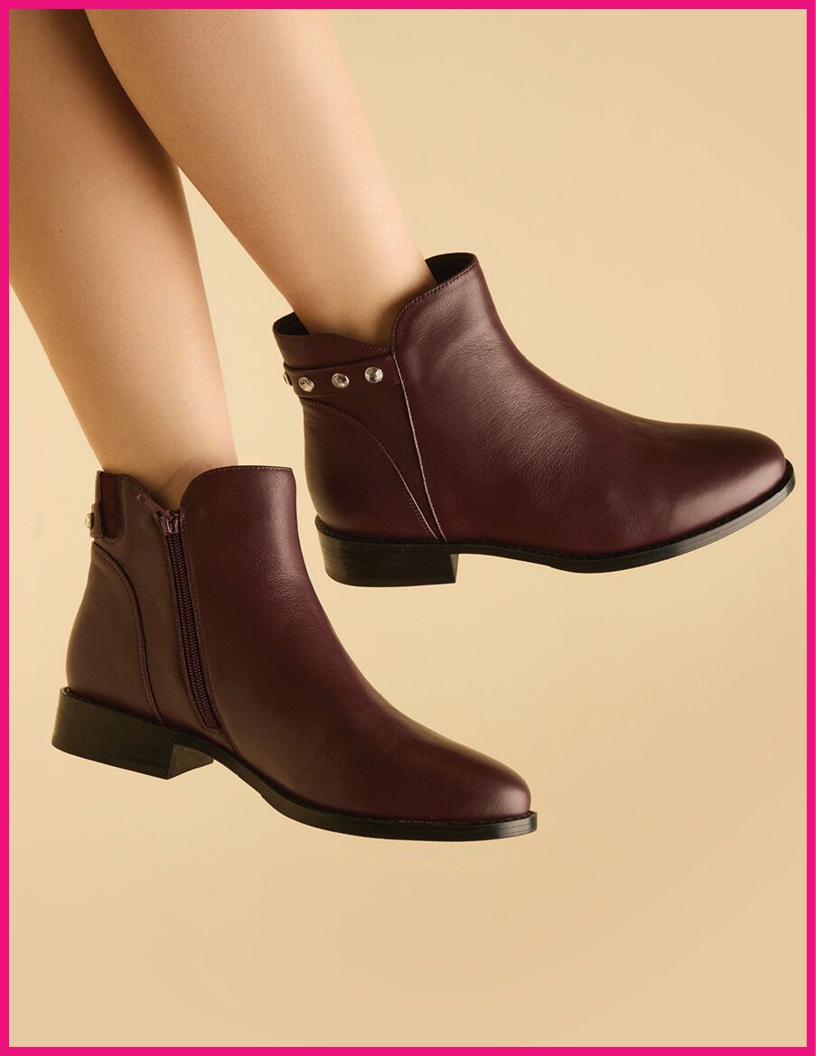 Orthotic Jewel Ankle Boot