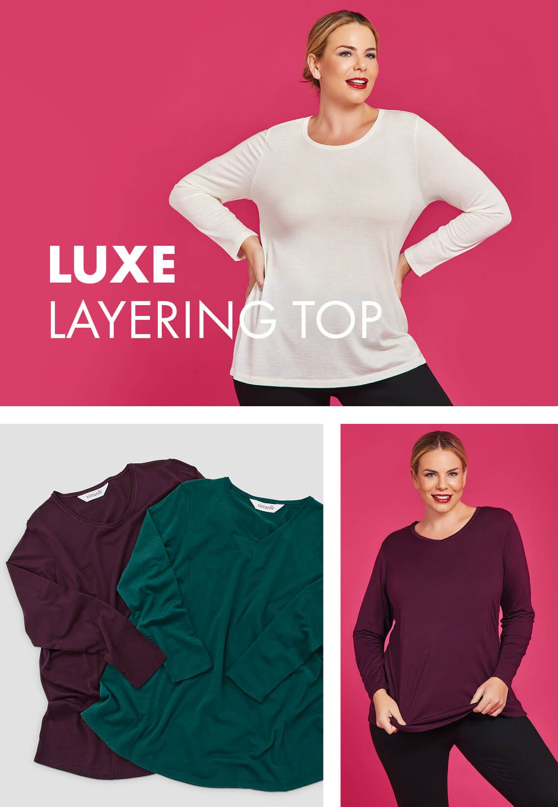 LONG SLEEVE BAMBOO TOP