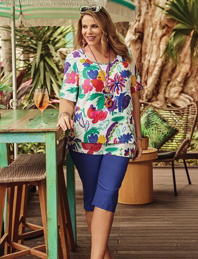 Natural Tropical Top