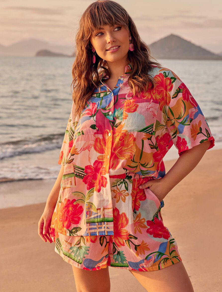 The Vacay Cotton Beach Shirt & Short