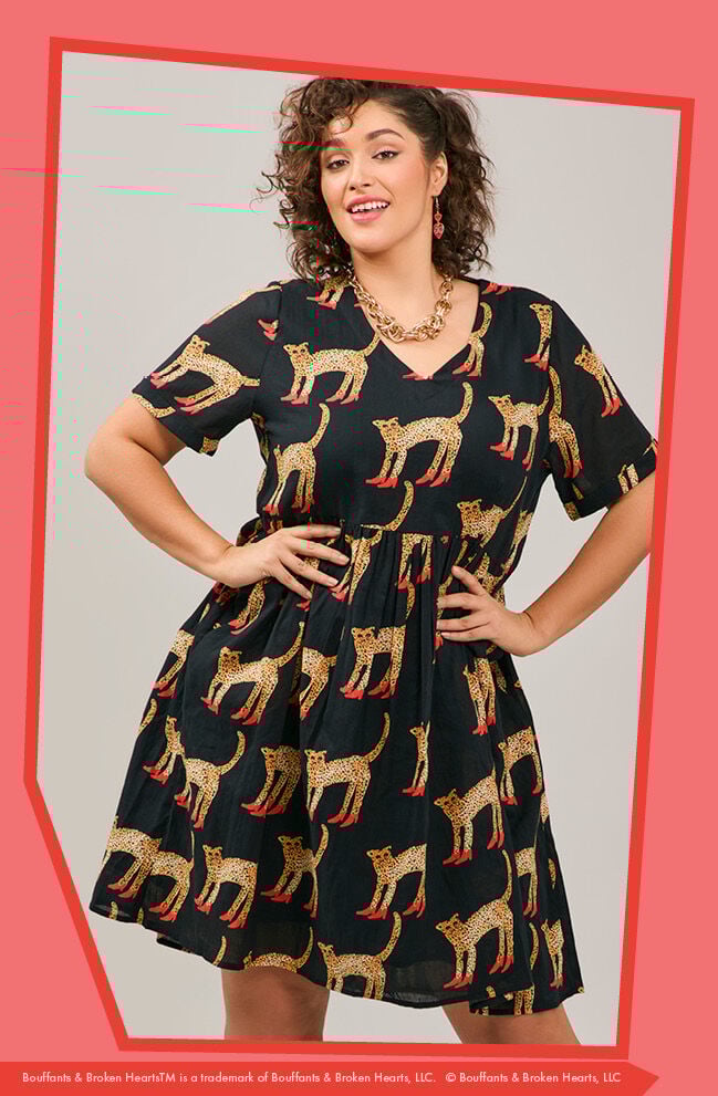 Cotton Bouffants Cheetah Dress