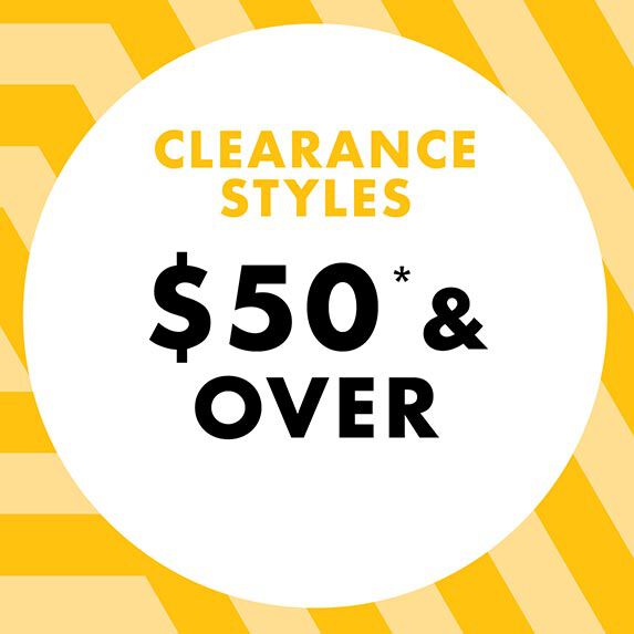 Clearance Styles $50 & Over