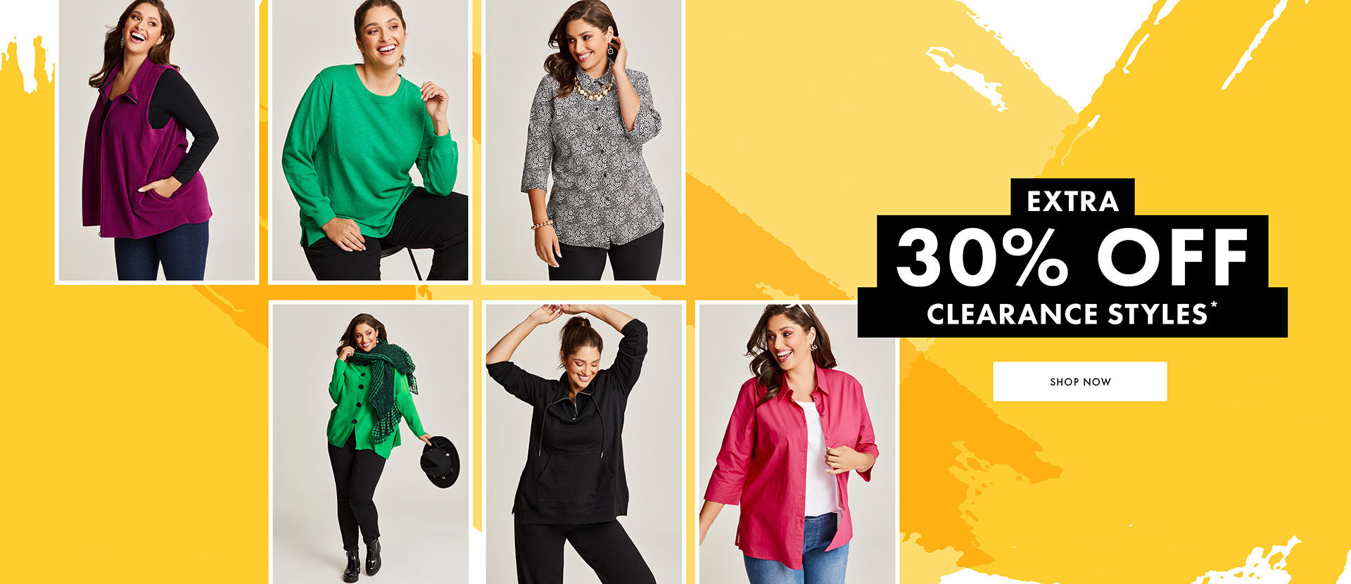 Extra 30% off Clearance Styles*