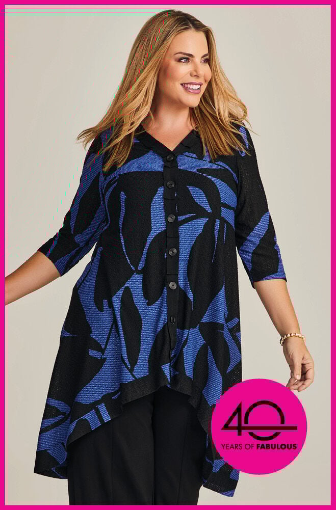 Grosgrain Trim Tulip Cardigan