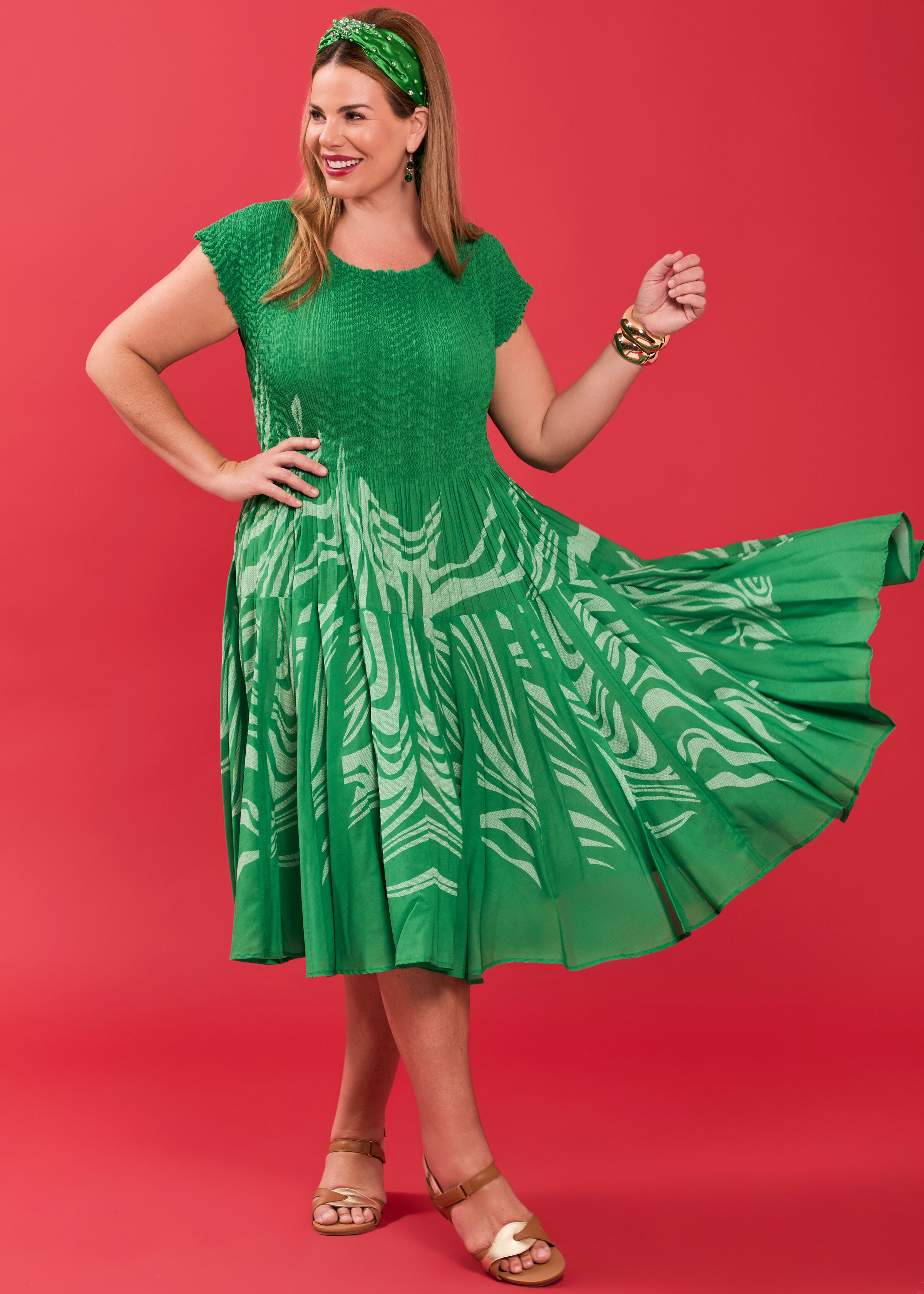 Plisse Circle Outfit