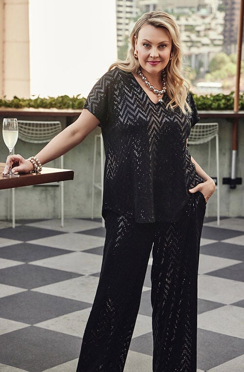 Make An Entrance Sequin Top