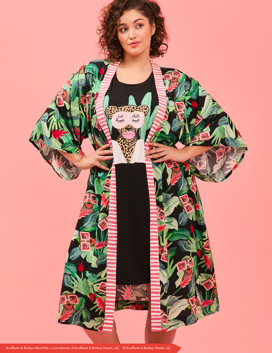 Bouffants Tropical Glam Robe