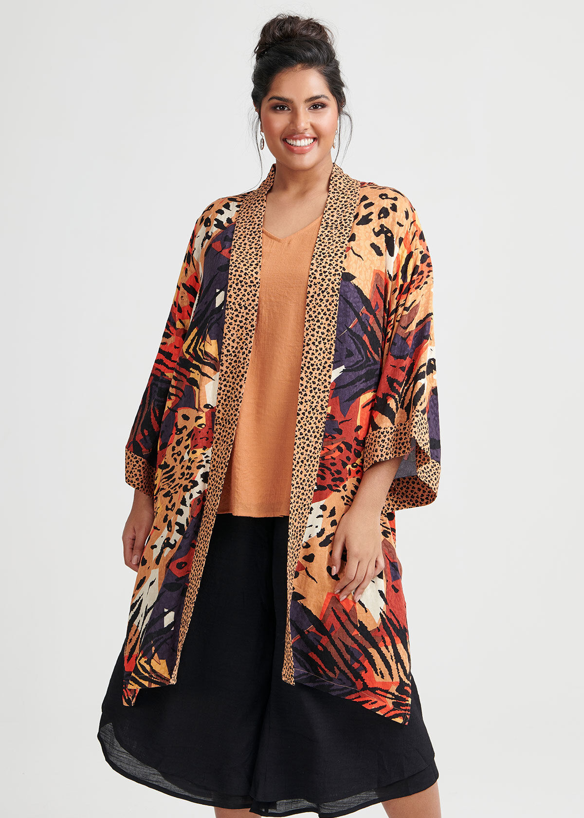 Plus size kimono jacket new arrivals