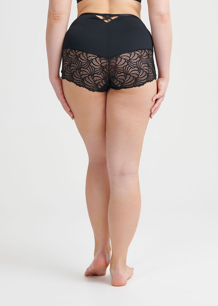Lace Brief Keyhole Back, , hi-res