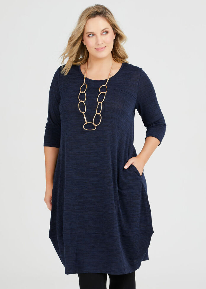 Shop Plus Size Jemma Snug Dress in Blue | Sizes 12-30 | Taking Shape AU