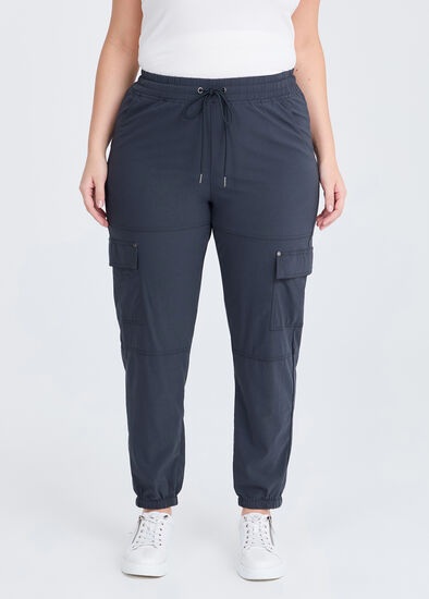 Plus Size Castaway Pull On Cargo Pant