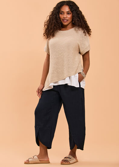 Plus Size Summer Lurex Outfit