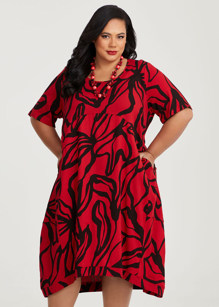 Natural Abbey Dress, , hi-res