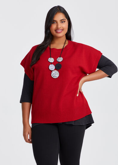 Plus Size Soft Touch Casual Vest