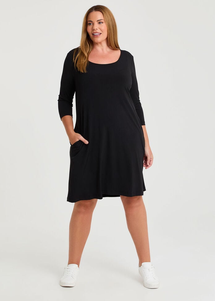 Luna Ultimate 3/4 Sleeve Dress, , hi-res