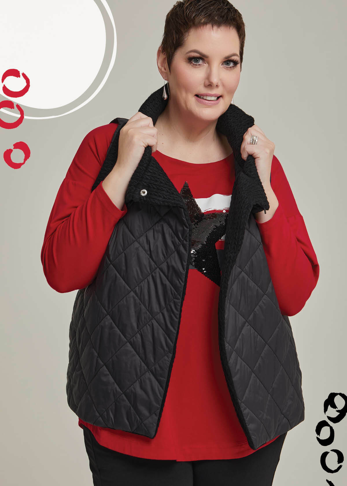 Ladies plus size vests online