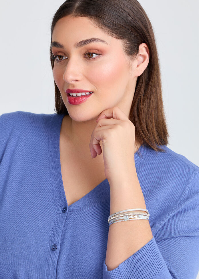 Thin Magnetic Clasp Bracelet, , hi-res
