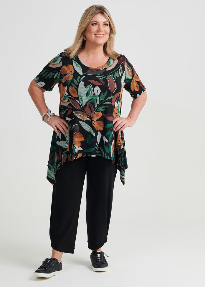 Shop Plus Size Jungle Short Sleeve Top in Print | Sizes 12-30 | Taking ...