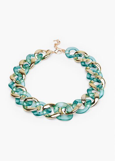 Two Tone Chain Necklace