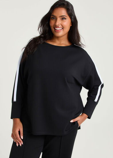Plus Size Luxe Touch Bind Detail Top