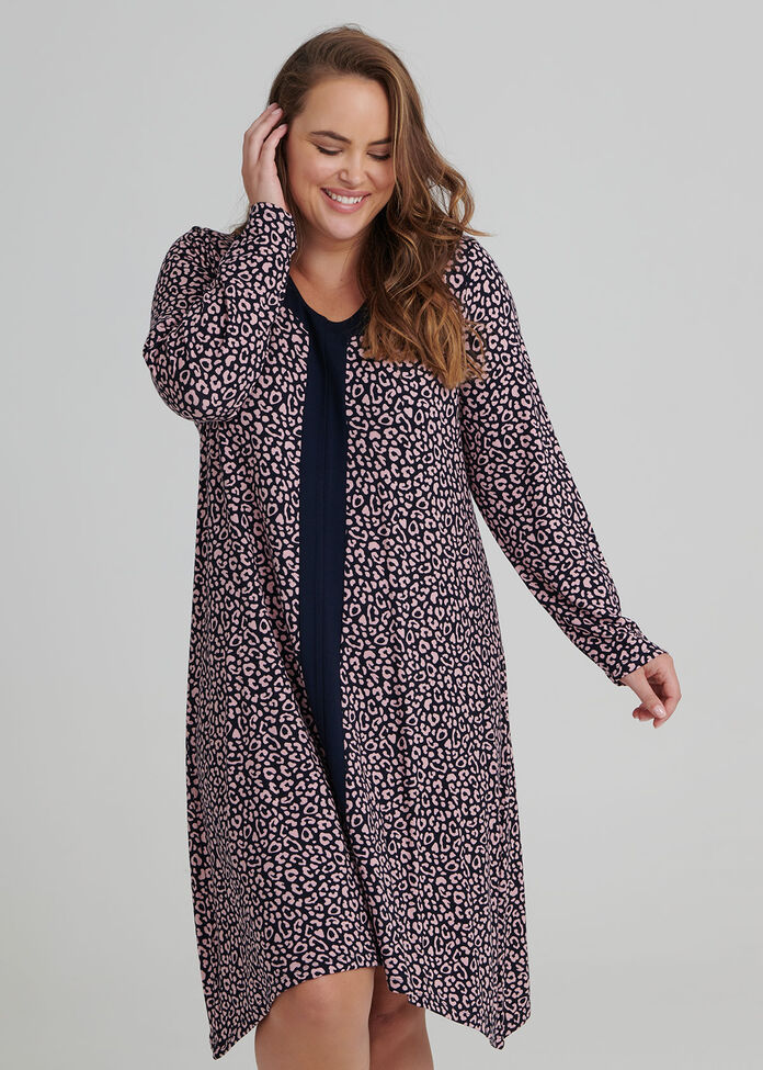 Leopard Bamboo Nightie, , hi-res