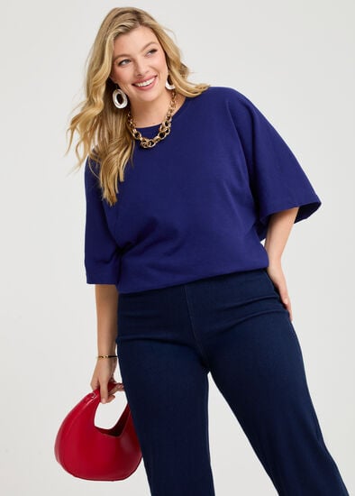 Plus Size Hi Lo Hem Sweatshirt