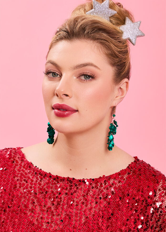 Petal Leaf Earrings, , hi-res
