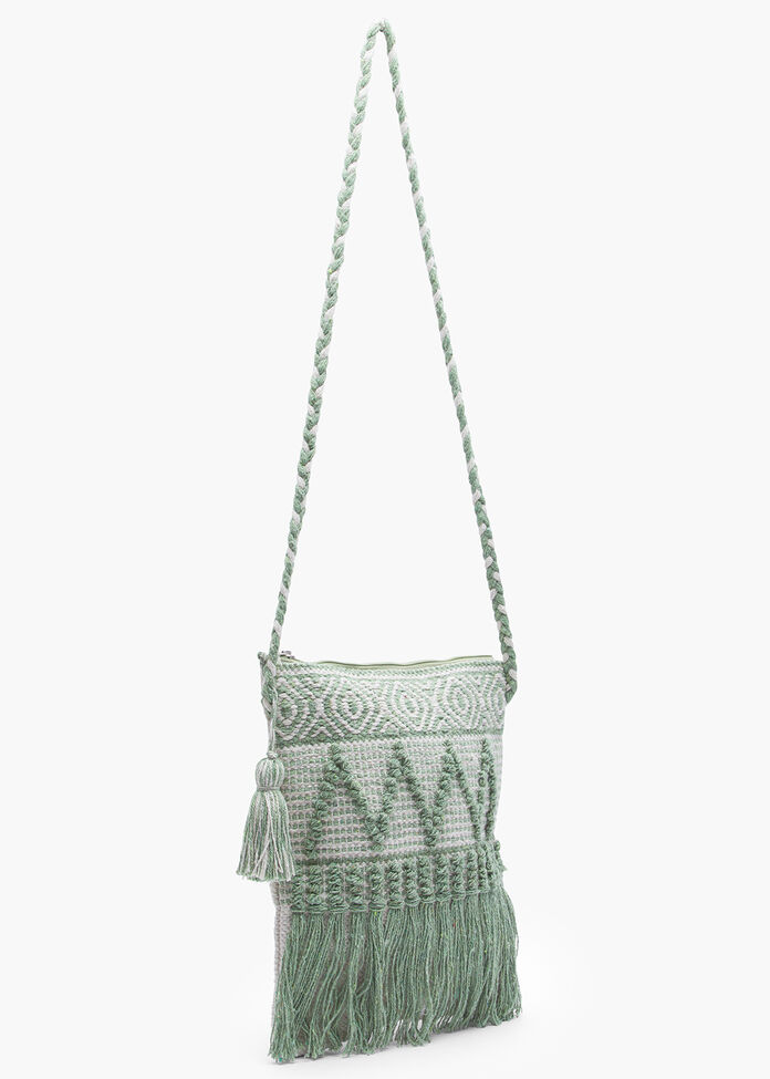 Handloom Crossbody Bag, , hi-res