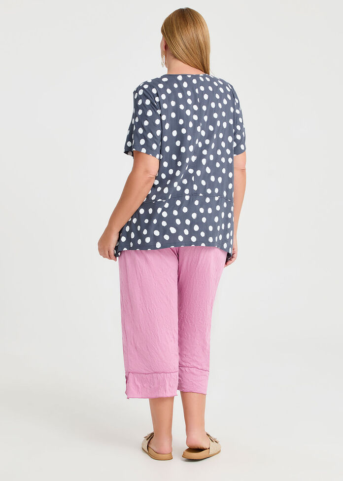 Natural Summer Spot Tunic, , hi-res
