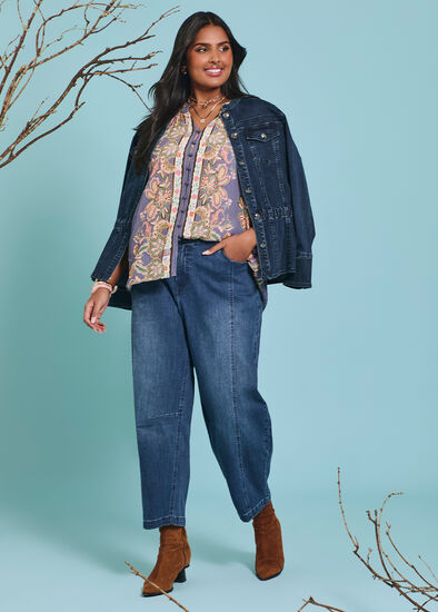 Plus Size Natural Jacobean Outfit