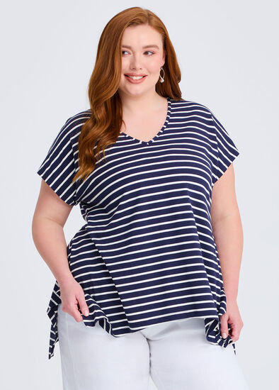 Plus Size Brooke Stripe T-shirt