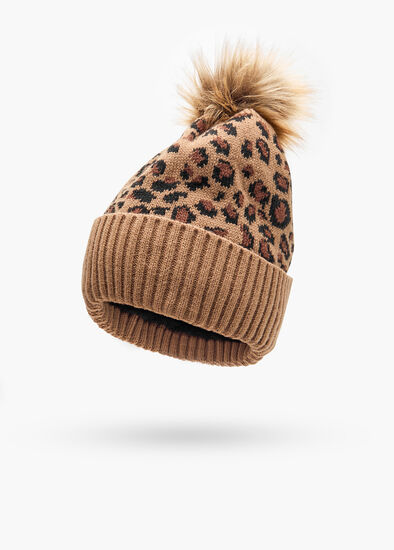 Animal Jacquard Beanie