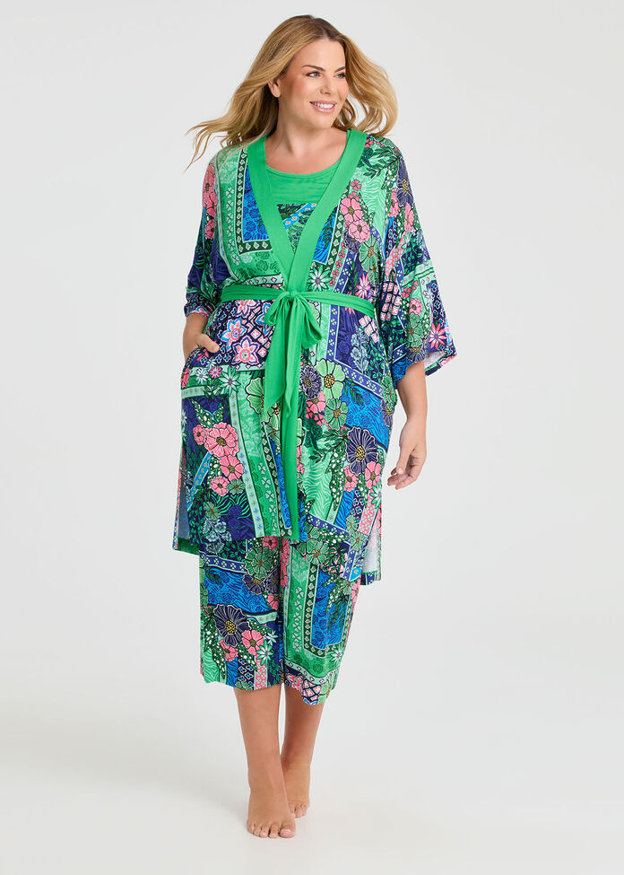 Bamboo Jardin Kimono, , hi-res