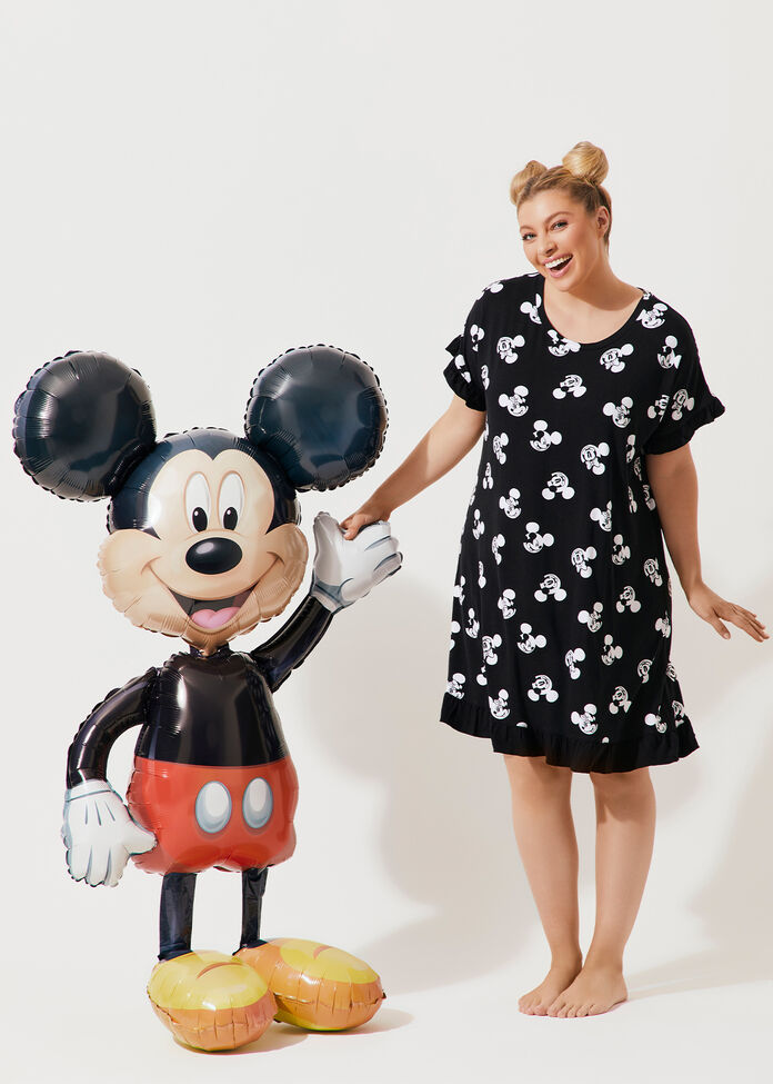 Mickey & Minnie Frill Nightie, , hi-res