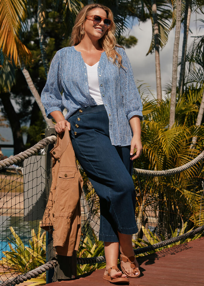 Sailor Wide Leg Crop Jean, , hi-res